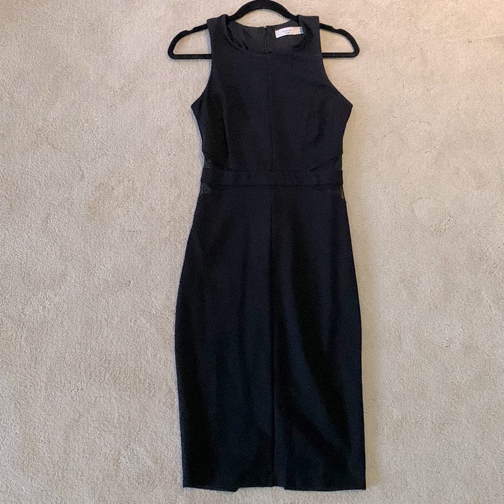 Ali & Jay Black Midi Dress